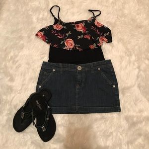 Blue Jean mini skirt